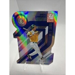 2005 Donruss Elite - Eric Chavez #107 Aspirations 82 /97 - Oakland A's MLB